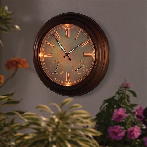 night glow wall clock